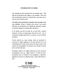 Information to Users