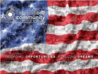 Providing Opportunities, Realizing Dreams