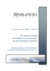 The World Is Not Flat and Neither Is Your Business. So Why Should Your Data Be?