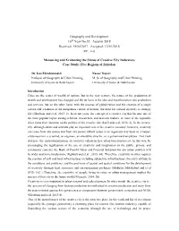 1 Geography and Development 16Nd Year-No.52– Autumn 2018