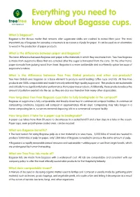 Everything You Need to Know About Bagasse Cups