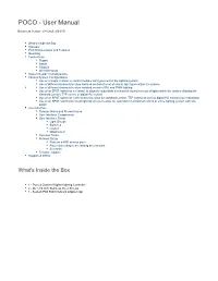 POCO - User Manual
