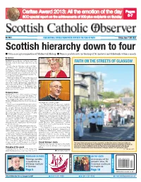 Scottish Hierarchy Down to Four