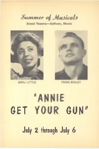 "Annie Get Your Gun"