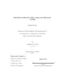 Asymptotic Cones