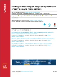 Multilayer Modeling of Adoption Dynamics in Energy Demand Management