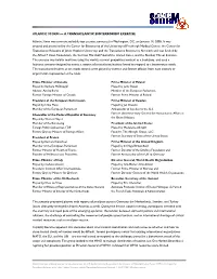 Atlantic Storm – a Transatlantic Bioterrorism Exercise