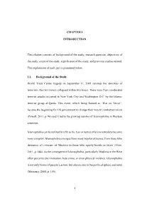 CHAPTER I INTRODUCTION This Chapter Consists of Background Of