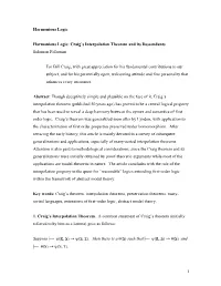 Harmonious Logic: Craig's Interpolation Theorem and Its