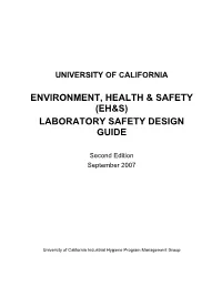 Laboratory Safety Design Guide