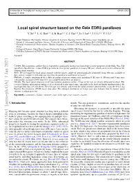 Local Spiral Structure Based on the Gaia EDR3 Parallaxes Y