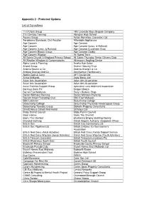 Appendix 2 - Preferred Options
