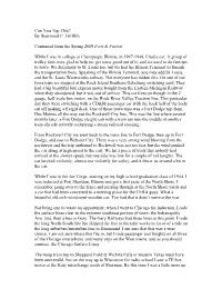 Can You Top This? by Stanwood C. Griffith Continued from the Spring