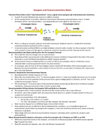 Neurotransmitter Notes