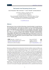 Bad Metals from Fluctuating Density Waves Abstract