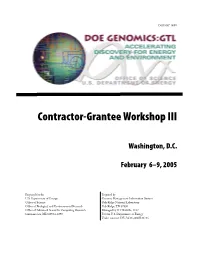 GTL PI Meeting Abstracts