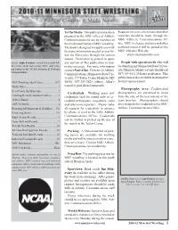 Table of Contents & Media Notes