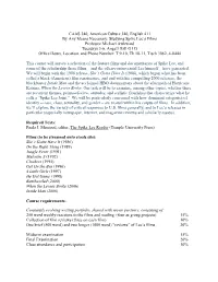 CAAS-340 Syllabus