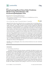 Deep-Learning-Based Stress-Ratio Prediction Model Using Virtual Reality with Electroencephalography Data