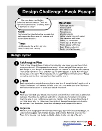 Design Challenge: Ewok Escape