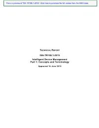 ISA-TR108.1-2015 Intelligent Device Management Part 1