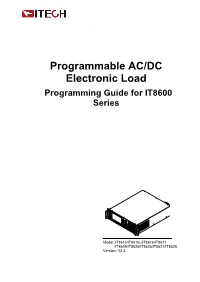 Programmable AC/DC Electronic Load
