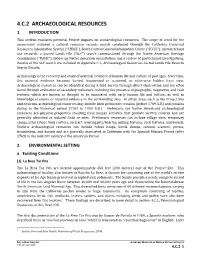 4.C.2 Archaeological Resources 1