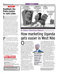 How Marketing Uganda Gets Easier in West Nile