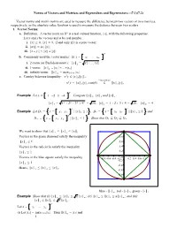 Norms of Vectors and Matrices and Eigenvalues and Eigenvectors - (7.1)(7.2)