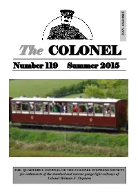 The COLONEL Number 119 Summer 2015