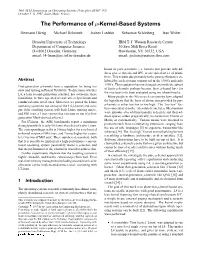 The Performance of Μ-Kernel-Based Systems
