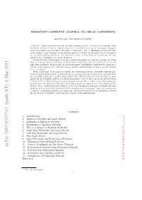Arxiv:1907.03977V3 [Math.AT] 6 Mar 2021 12