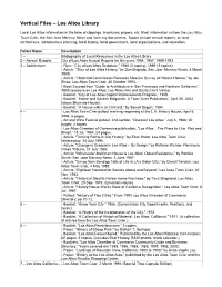 Vertical Files – Los Altos Library