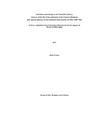 Cathedrals and Change in the Twentieth Century