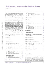 Cellular Automata in Operational Probabilistic Theories
