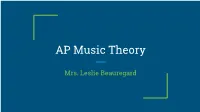 AP Music Theory