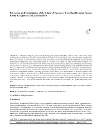 Extraction and Visualization of the Chain of Narrators from Hadiths Using Named Entity Recognition and Classification