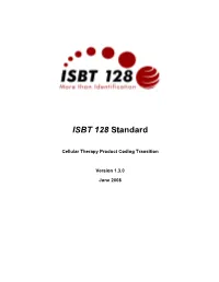 ISBT 128 Standard