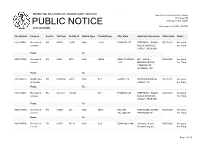 Public Notice &gt;&gt; Licensing and Management System Admin &gt;&gt;