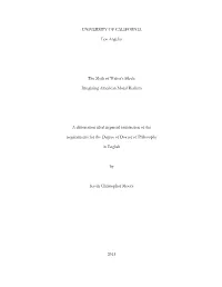 UNIVERSITY of CALIFORNIA Los Angeles the Myth Of