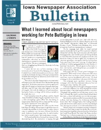 What I Learned About Local Newspapers Working for Pete