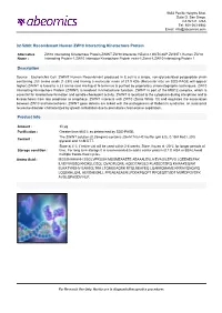 32-5283: Recombinant Human ZW10 Interacting Kinetochore Protein