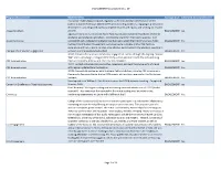 ENGAGEMENT 2020-21 New and Additional