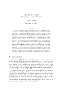 The Blame Game Attribution in the 2016 Elections