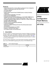 FPGA Configuration Flash Memory AT17F32