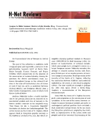 On Transnational Sites of Memory in Central Europe