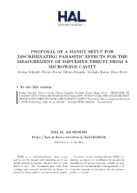 Proposal of a Handy Setup for Discriminating Parasitic
