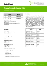 Data Sheet Mycoplasma Detection