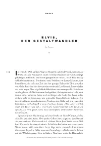 Elvis, Der Gestaltwandler