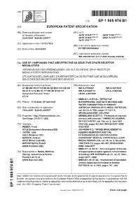 Use of Compounds That Are Effective As Selective